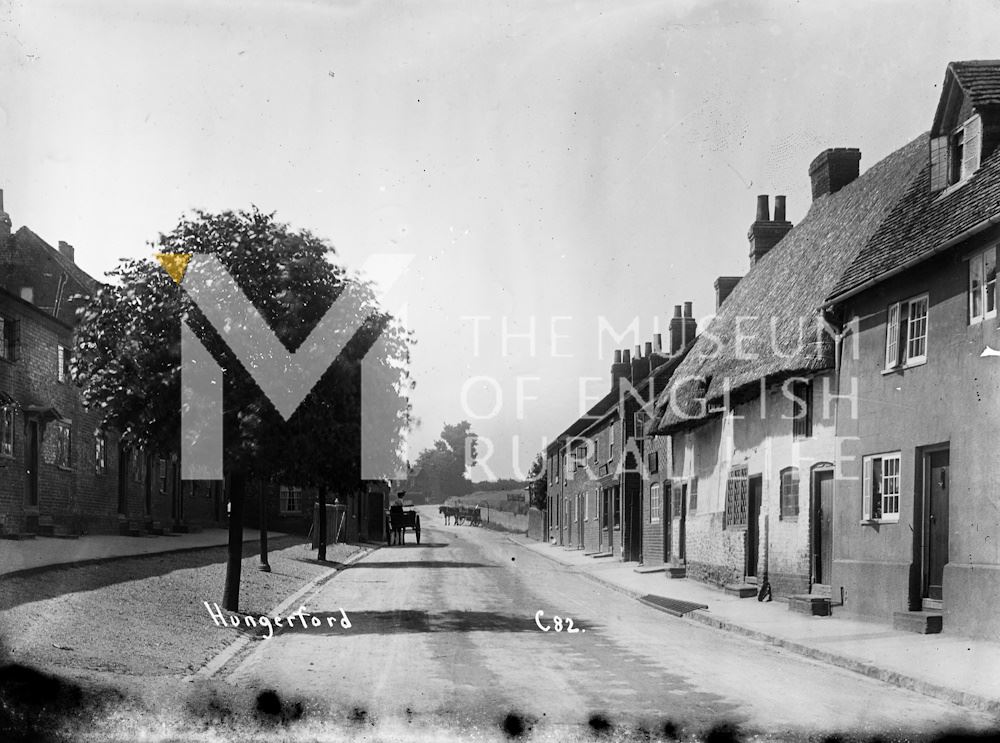 Unidentified road and buildings at Hungerford