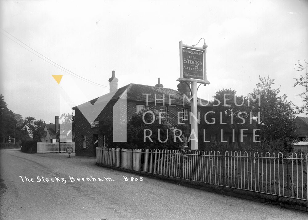 Exterior of The Stocks public house, Beenham