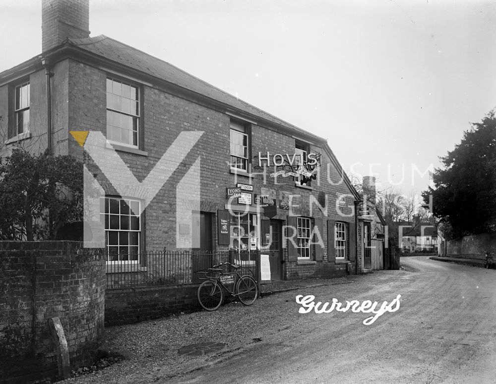 Exterior of Gurney's shop, Yattendon