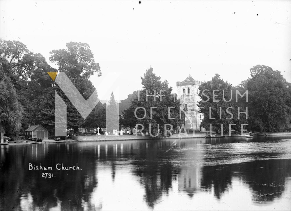 View of Bisham Church from across the water