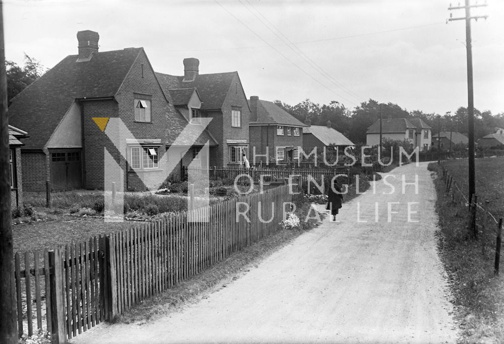 Unidentified road and houses at Flackwell Heath