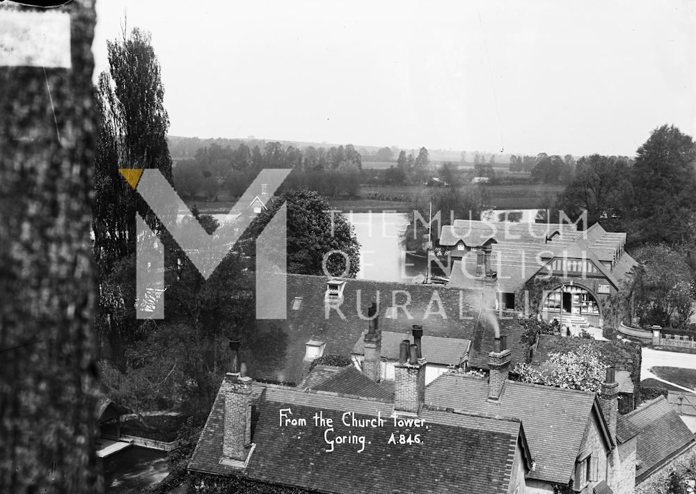 View of Goring from a church tower