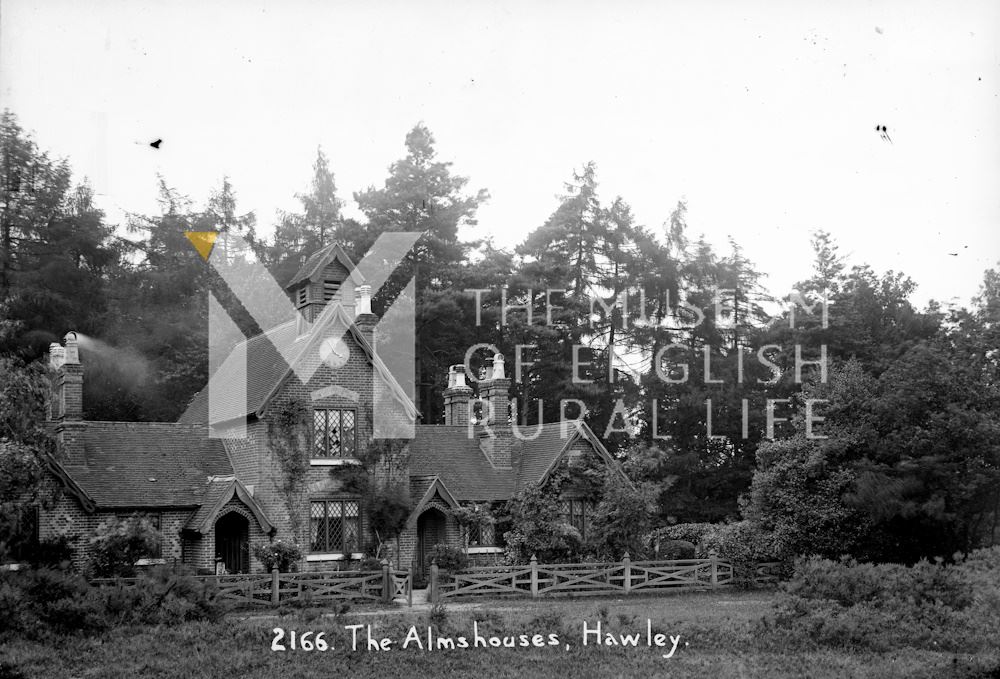 Exterior of Almshouses, Hawley