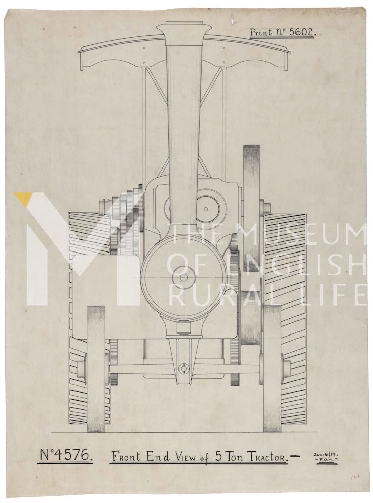 Five ton tractor. 1914. Charles Burrell & Sons Ltd.