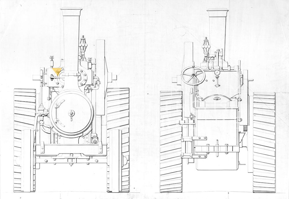 Traction engine. 1928. Ransomes, Sims & Jefferies. 