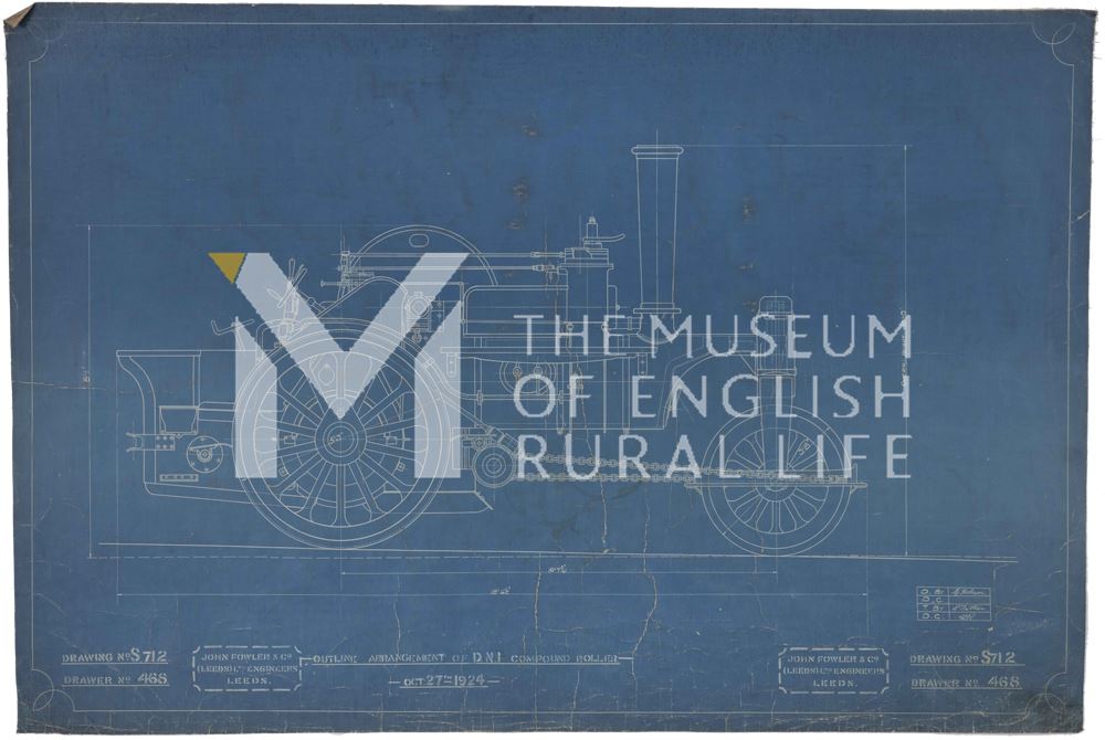 Compound roller. 1924. John Fowler & Co. (Leeds) Ltd. 